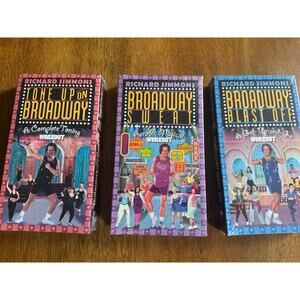 NWT Richard Simmons VHS Lot 3 Broadway Blast Off Sweat Tone Up